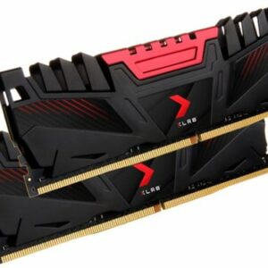 PNY - XLR8 Gaming 16GB (2x8GB)  3200MHz  DDR4 DRAM (PC4-25600) CL16 1.35V Dual Channel Desktop (DIMM) Memory Kit - Red