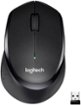 Logitech - M330 SILENT PLUS Wireless Optical Mouse with USB Nano Receiver - Black