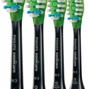 Philips Sonicare - Premium White Brush Heads (4-Pack) - Black