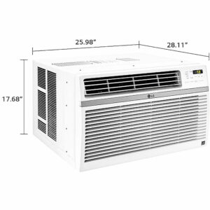 LG - 1000 Sq. Ft. Window Air Conditioner - White