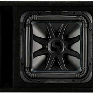 KICKER - Solo-Baric L7S 12" 2-Ohm Loaded Subwoofer Enclosure - Black