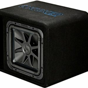 KICKER - Solo-Baric L7S 12" 2-Ohm Loaded Subwoofer Enclosure - Black