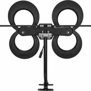 Antennas Direct - ClearStream 4MAX Indoor/Outdoor UHF/VHF HDTV Antenna - Black