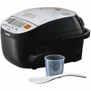 Zojirushi - Micom 0.5-Quart Rice Cooker - Silver/black