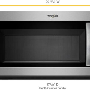 Whirlpool - 1.7 Cu. Ft. Over-the-Range Microwave - Stainless Steel