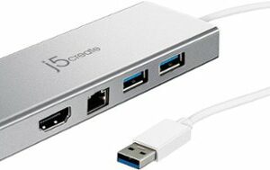 j5create - USB 3.0 Mini Dock - Silver