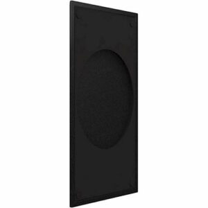 KEF - Cloth Grille for Q350 Bookshelf Speaker (Each) - Black