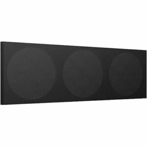 KEF - Cloth Grille for Q650c Center Channel Speaker - Black