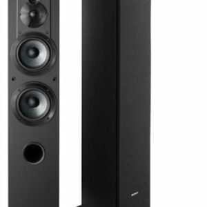 Sony - Core Series Dual 5" 3-Way Floorstanding Speaker (Each) - Black