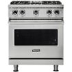 Viking - Professional 5 Series 4.0 Cu. Ft. Freestanding Gas Convection Range - Stainless Steel