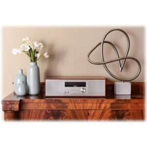 Toshiba - 30W Audio System - Silver/Brown