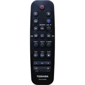 Toshiba - 800W Mini Component System - Black