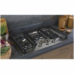 GE Profile - 30" Built-In Gas Cooktop - Stainless Steel