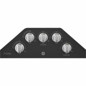 GE - Profile Series 36" Built-In Gas Cooktop - Black