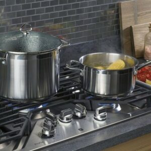 GE Profile - 30" Built-In Gas Cooktop - Stainless Steel