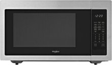 Whirlpool - 1.6 Cu. Ft. Full-Size Microwave - Stainless Steel