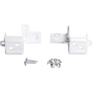 GE - Stack Bracket Kit for 24" Front Load Washers and Dryers - Silver