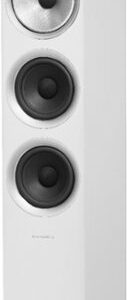 Bowers & Wilkins - 700 Series 3-way Floorstanding Speaker w/5" midrange, dual 5" bass (each) - White