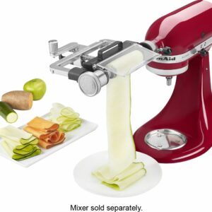 KitchenAid - Vegetable Sheet Cutter Attachment - KSMSCA - Silver