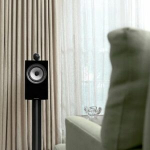 Bowers & Wilkins - 700 Series 2-way Bookshelf Speaker w/ Tweeter on top, 6.5" midbass (pair) - Gloss Black