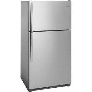 Whirlpool - 20.5 Cu. Ft. Top-Freezer Refrigerator - Stainless Steel