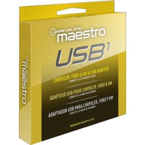 Maestro - Mini-USB-Female-to-Full-Size-USB-Male Adapter - Black