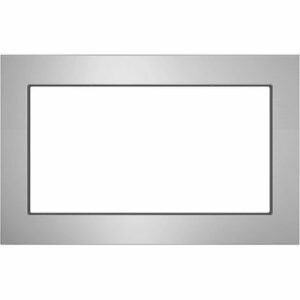 GE - 27" Built-In Microwave Trim Kit - Stainless Steel