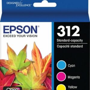 Epson - 312 3-Pack Ink Cartridges - Cyan/Magenta/Yellow