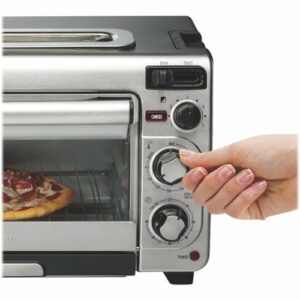 Hamilton Beach - 2-Slice Toaster Oven - Stainless Steel