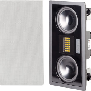 MartinLogan - Axis 5-1/4" 2-1/2-Way In-Wall Speaker (Each) - Paintable White