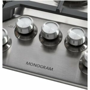 Monogram - 36" Built-In Gas Cooktop with 5 burners - Stainless Steel