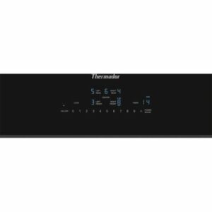 Thermador - Masterpiece Series 36" Built-In Electric Induction Cooktop with 5 elements and Frameless Design - Black