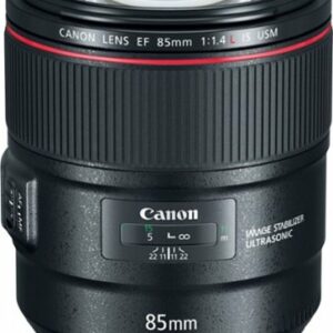 Canon - EF85mm F1.4L IS USM Telephoto Lens for EOS DSLR Cameras - Black