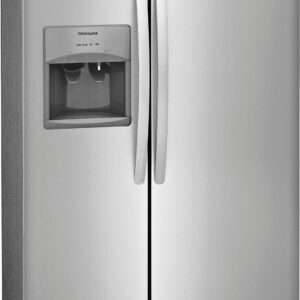 Frigidaire - 25.6 Cu. Ft. Side-by-Side Refrigerator - Stainless Steel