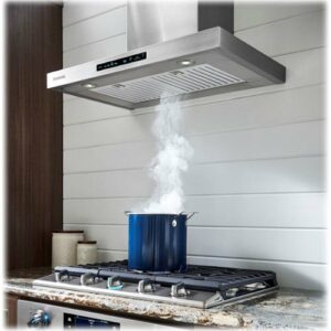 Samsung - 30" Convertible Range Hood with WiFi - Stainless Steel