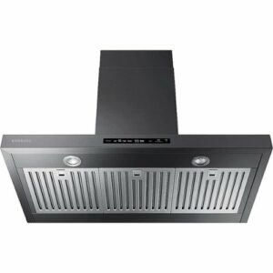 Samsung - 36" Range Hood with WiFi and Bluetooth - Black Stainless Steel