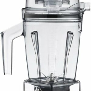 48-Oz. Dry Grains Container for Vitamix Ascent Series Blenders - Transparent/Black