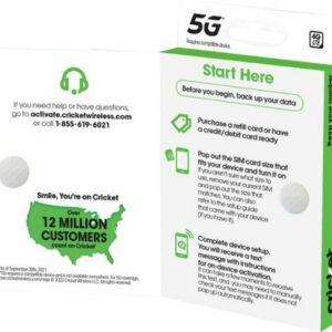 Cricket Wireless - 3-in-1 SIM Card Activation Kit - Multi