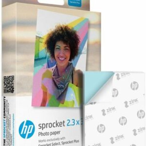 HP - Sprocket 2.3" x 3.4" Premium Zink Sticky-Backed Photo Paper - White