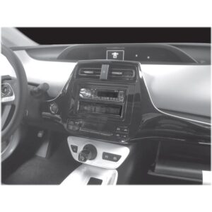 Metra - Dash Kit for Select 2016-2022 Toyota Prius DIN DDIN - Black