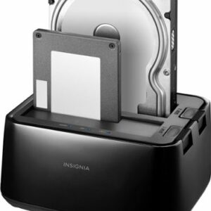 Insignia™ - 2-Bay HDD docking station