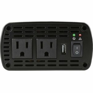 Duracell - 400W High Power Inverter with USB Port - Black