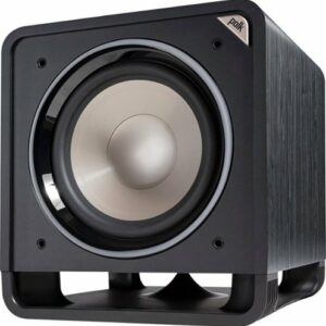 Polk Audio - 12" 200W Powered Subwoofer - Black Washed Walnut