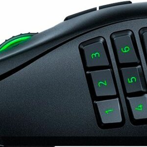 Razer - Naga Trinity Wired Optical Gaming Mouse with Interchangeable Side Plates in 2, 6, 12 Button Configurations - Black