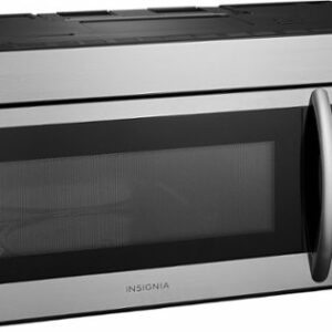 Insignia™ - 1.5 Cu. Ft. Convection Over-the-Range Microwave - Stainless Steel