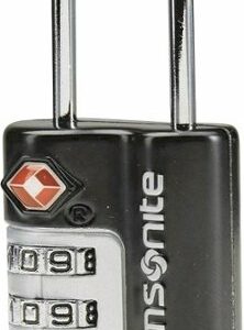 Samsonite - Travel Sentry 3-Dial Combination Lock - Black