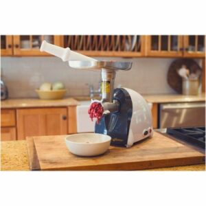 Weston - #5 Electric Meat Grinder & Sausage Stuffer - White