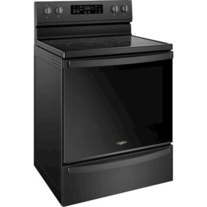 Whirlpool - 6.4 Cu. Ft. Self-Cleaning Freestanding Electric Convection Range - Black