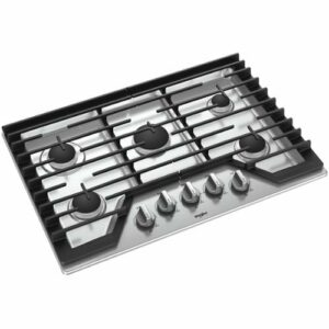 Whirlpool - 30" Gas Cooktop - Stainless Steel