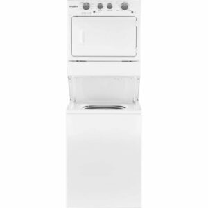 Whirlpool - 3.5 Cu. Ft. Top Load Washer and 5.9 Cu. Ft. Electric Dryer with Dual Action Agitator - White